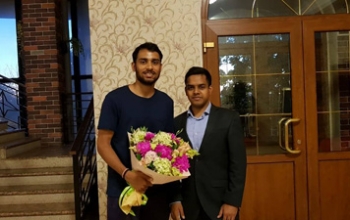 Congratulations to Sourabh Verma of  India for winning RussianOpen after beating Koki Watanabe of Japan in the title clash of Men's Singles in Vladivostok, Russia