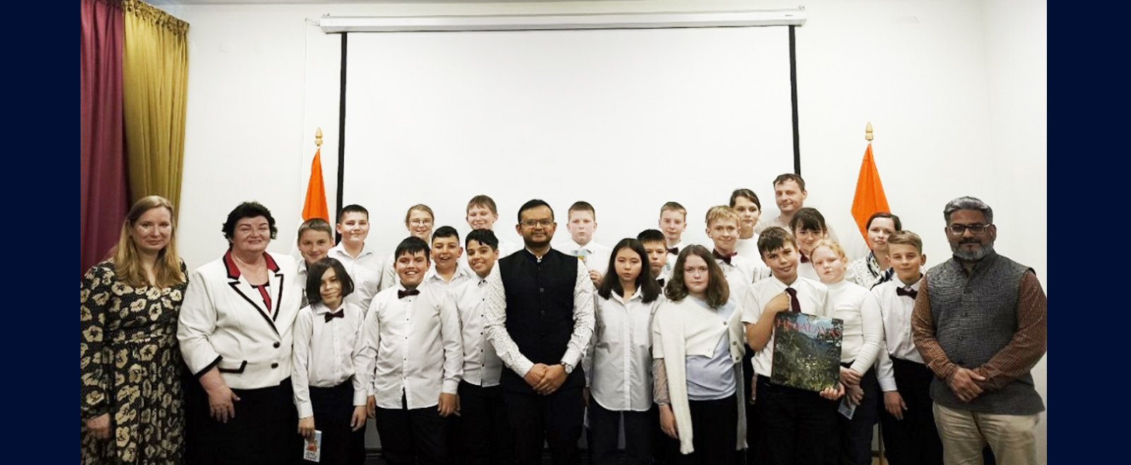 Meeting with students of the diplomatic class of School No. 22 in Vladivostok