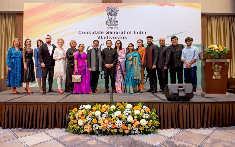 76th Republic Day of India Celebrations at Vladivostok, Russia