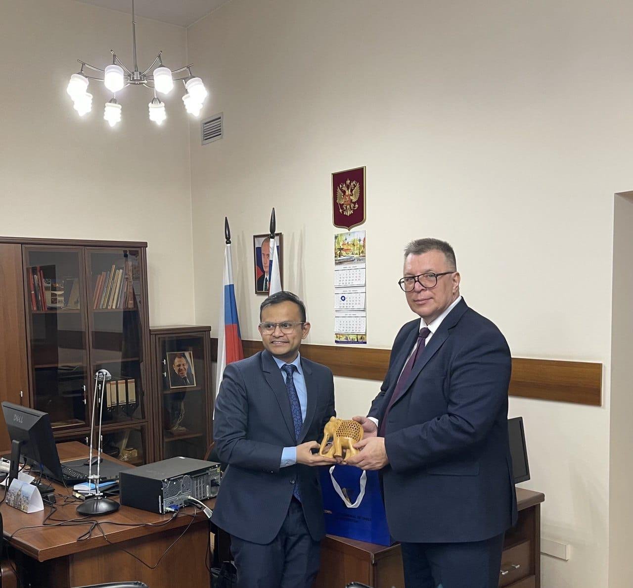 Meeting with Mr. Alexey Kotelnikov, Acting Head of Representative Office of MFA of Russian Federation in Irkutsk