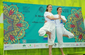The 10th International Day of Yoga - Vladivostok, Primorsky Krai
