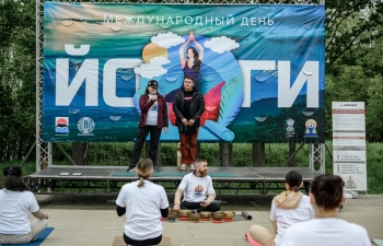 	 The 10th International Day of Yoga - Petropavlovsk-Kamchatsky, Kamchatka Krai
